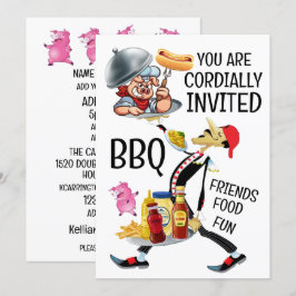Grillfest / Svinpicknick Inbjudningar