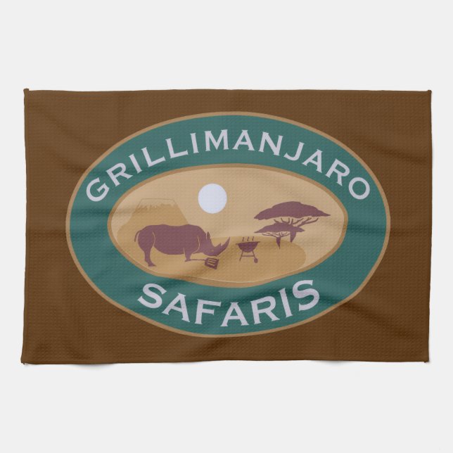 Grillimanjaro Handduk Kökshandduk (Horisontell)
