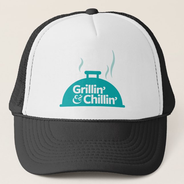 Grillin & Chillin Truckerkeps (Framsida)