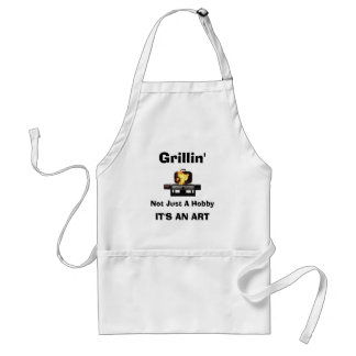 Grillin', inte precis en hobby, är DET EN KONST Förkläde