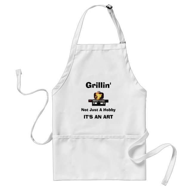 Grillin', inte precis en hobby, är DET EN KONST Förkläde (Framsidan)