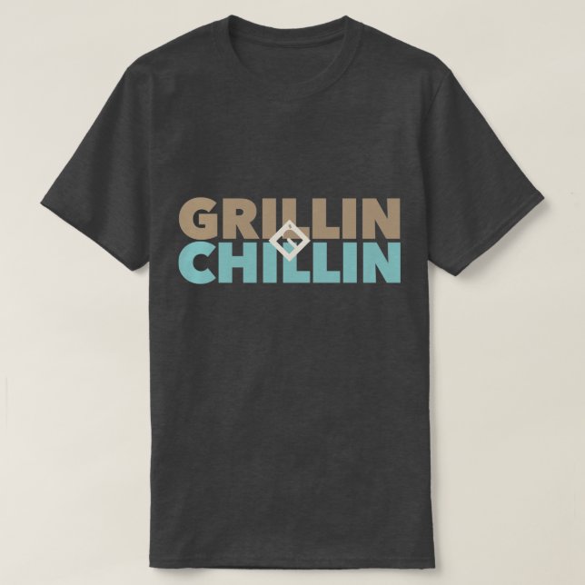Grillin' och Chillin' T Shirt (Design framsida)