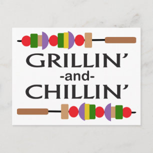 Grillin och Chillin Vykort
