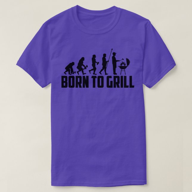 Grilling Human T Shirt (Design framsida)