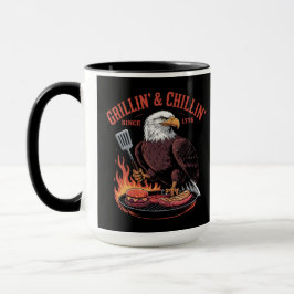 Grillin's & Chillin'sen 1776 - Patriotic Eagle Mugg