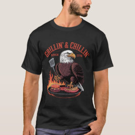 Grillin's & Chillin'sen 1776 - Patriotic Eagle T Shirt