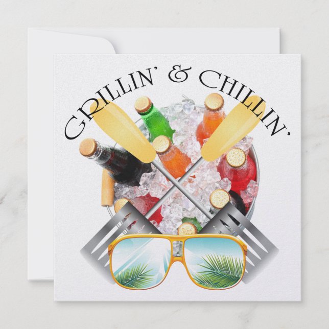 Grillins och Chillins inbjudan (Framsida)