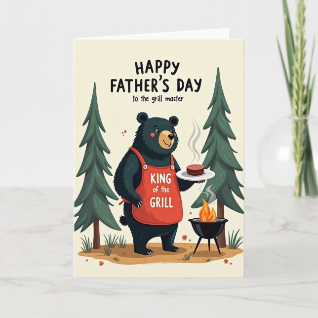 Grillkung Fars dag Björn Kort (Framsida)
