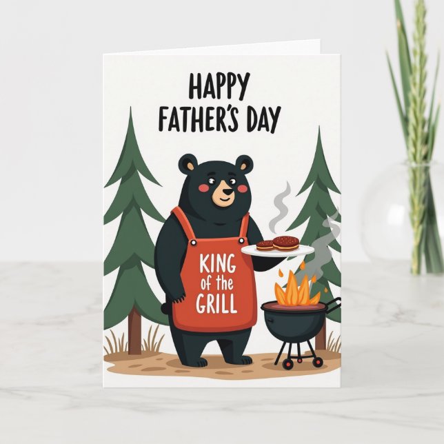 Grillkung Fars Dag-kort Kort (Framsida)
