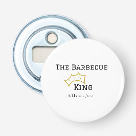 Grillkung krona lägg till namn text matlagning bäs flasköppnare