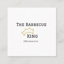 Grillkungen krona lägga till namn text matlagning