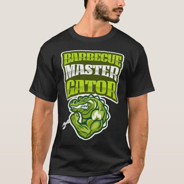 Grillmästare Alligator T Shirt (Framsida)
