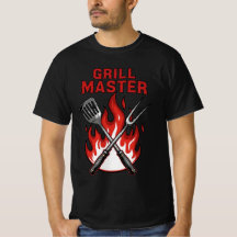 Grillmästare – BBQ Fars dag T-shirt
