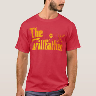 Grillmästare BBQ Grill Rökmaskin Grillpappa pojke T Shirt