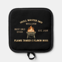 Grillmästare serverar