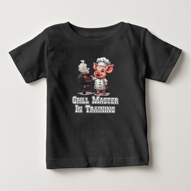 Grillmästare under utbildning  t shirt (Framsida)