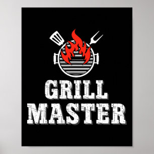 Grillmästare Utomhus Bbq Utrustning Sommar Kokutfl Poster