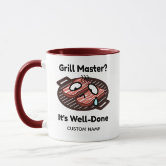Grillmästare Välgjord Rolig BBQ Pappa Present Mugg
