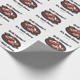Grillmästare Välgjord Rolig BBQ Pappa Present Presentpapper