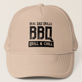 Grillmaster dad cool funny trucker hat keps