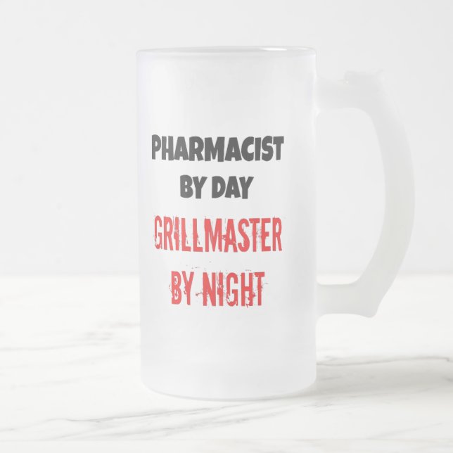 Grillmaster Pharmacist Frostat Ölglas (Höger)