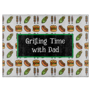 Grillmat Hamburger, korv, grillspett
