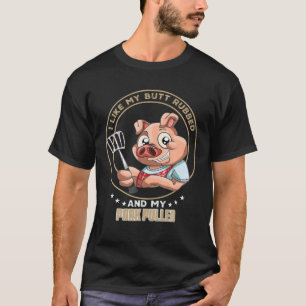 Grillning BBQ Jag gillar min knölgummi och min Gr T Shirt