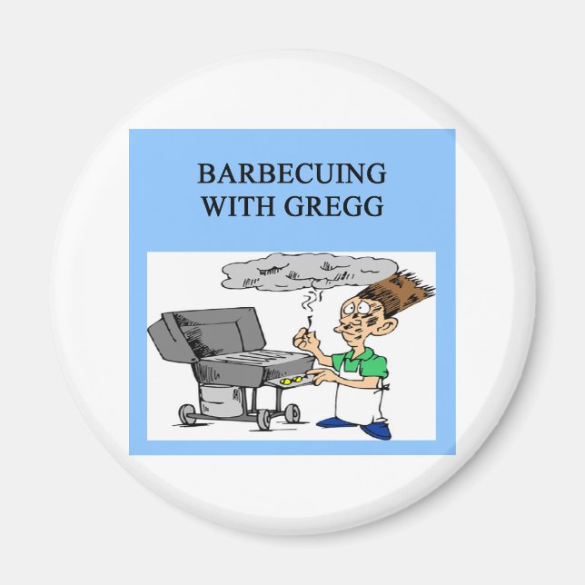 grillning med gregg magnet (Framsidan)