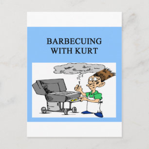grillning med kurt vykort