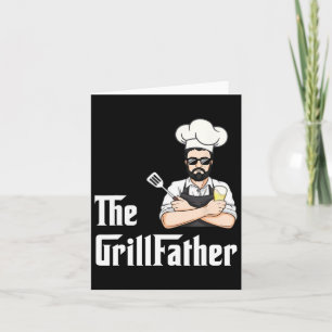 Grillpappa BBQ Fars dag Grillning Chef Rolig Kort