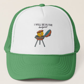 grillpappa fars dag jag kommer att vara i bakgårde keps