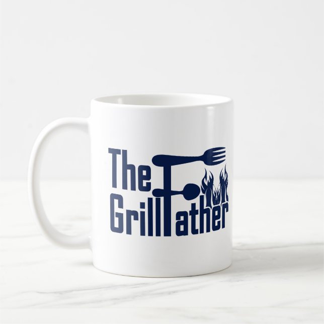 Grillpappa-mugg Kaffemugg (Vänster)