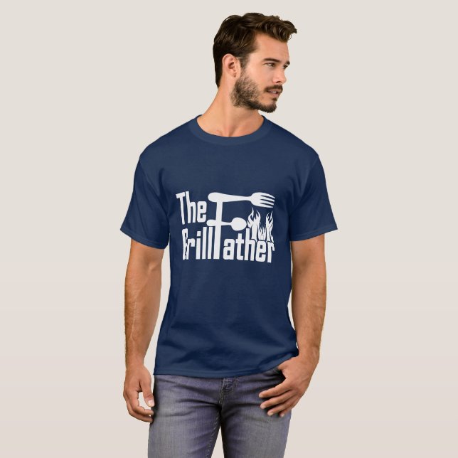 Grillpappa T-Shirt (Hel framsida)