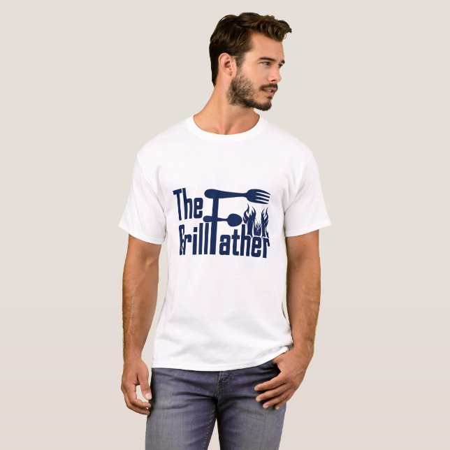 Grillpappa T-Shirt (Hel framsida)
