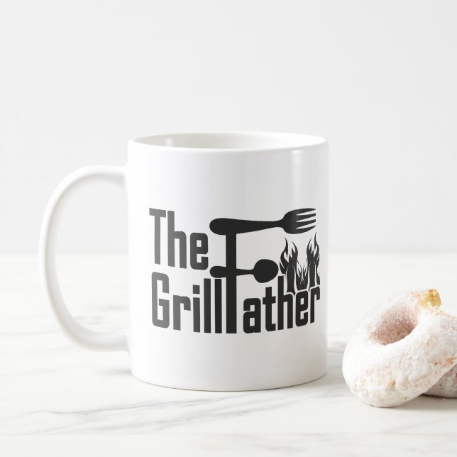 Grillpappamugg Kaffemugg (Med munk)