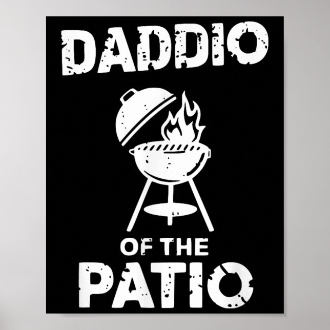 Grills Funny Pappa Bbq Party Smoker Gris Grill Mas Poster (Framsidan)