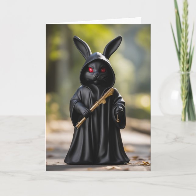 Grim Bunny Kort (Framsida)