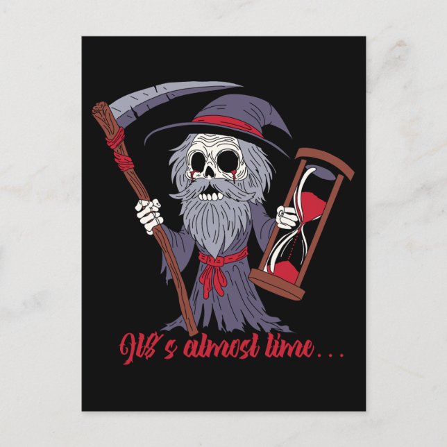 Grim Far Time Vykort (Framsida)