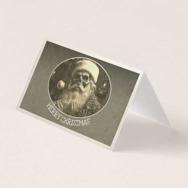 Grim-jul - Skeleton Santa 65609 Kort (Framsida)