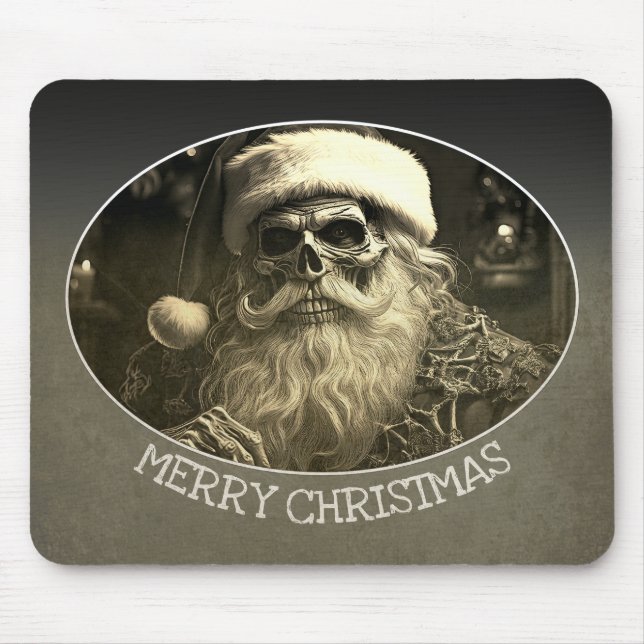 Grim jul - Skelettjultomte  65609 Musmatta (Framsidan)