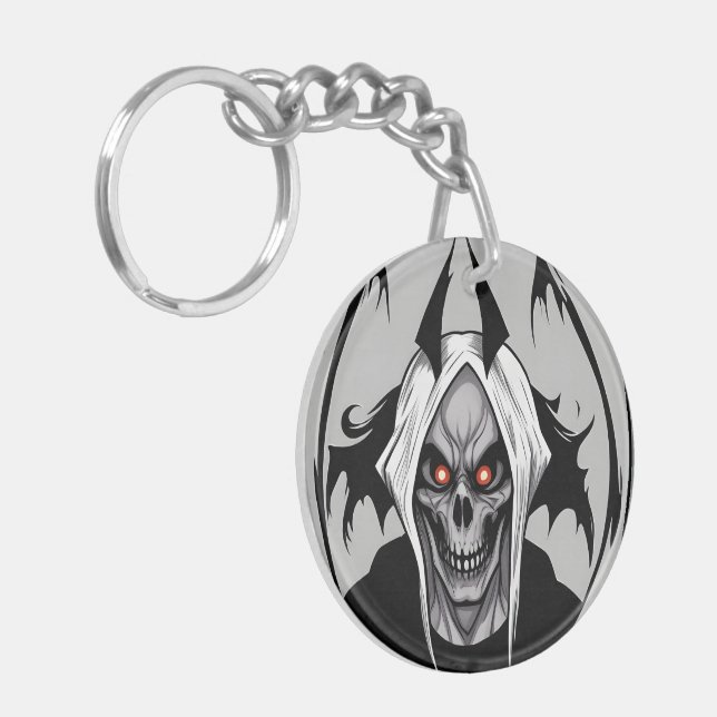 Grim Keeper of the nycklar Halloween Keychain (Vänstra Framsidan)