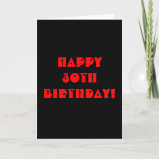 Grim Reaper 30års födelsedag Card Kort