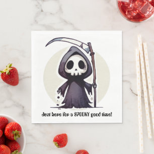 Grim Reaper - Anpassningsbar Pappersservett