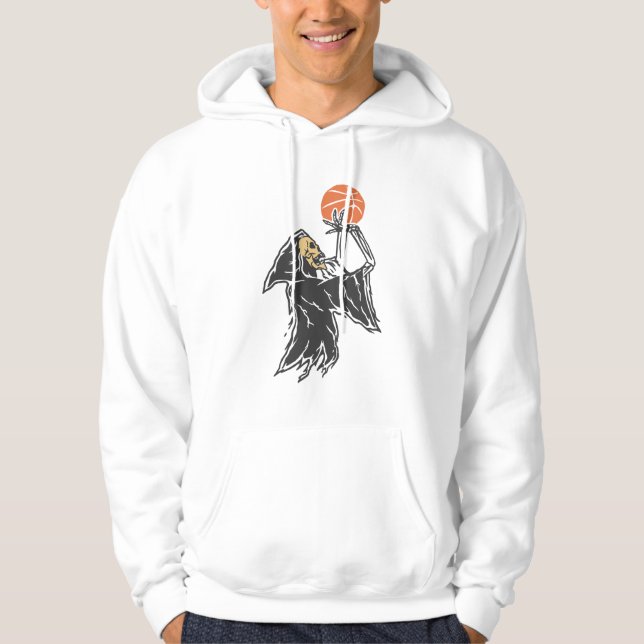 Grim Reaper Basketball Hoodie (Framsida)