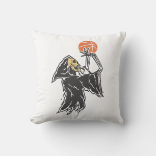 Grim Reaper Basketball Kudde