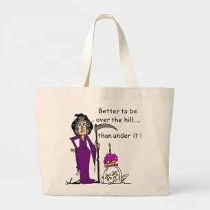 Grim Reaper Birthday Humor Jumbo Tygkasse