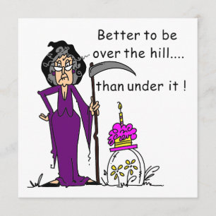 Grim Reaper Birthday Humor Kort
