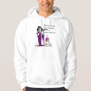 Grim Reaper Birthday Humor Tröja Med Luva