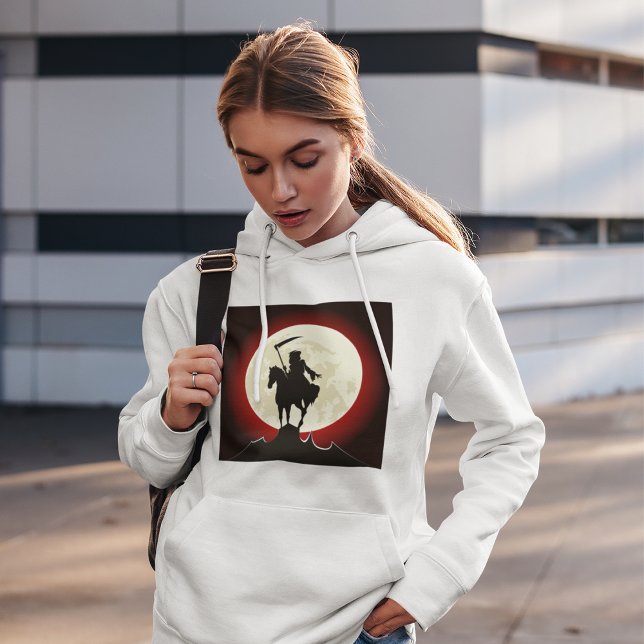 Grim Reaper Blood Moon Gotisk T Shirt (Skapare uppladdad)