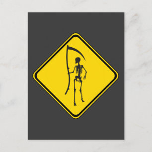 Grim Reaper Crossing! Vykort